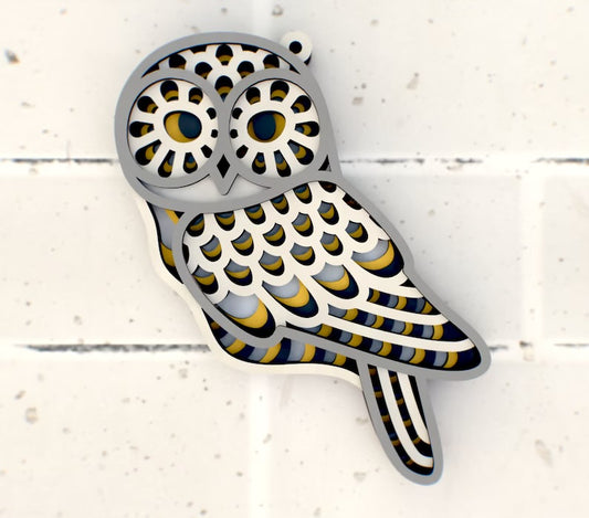 Owl Mandala SVG