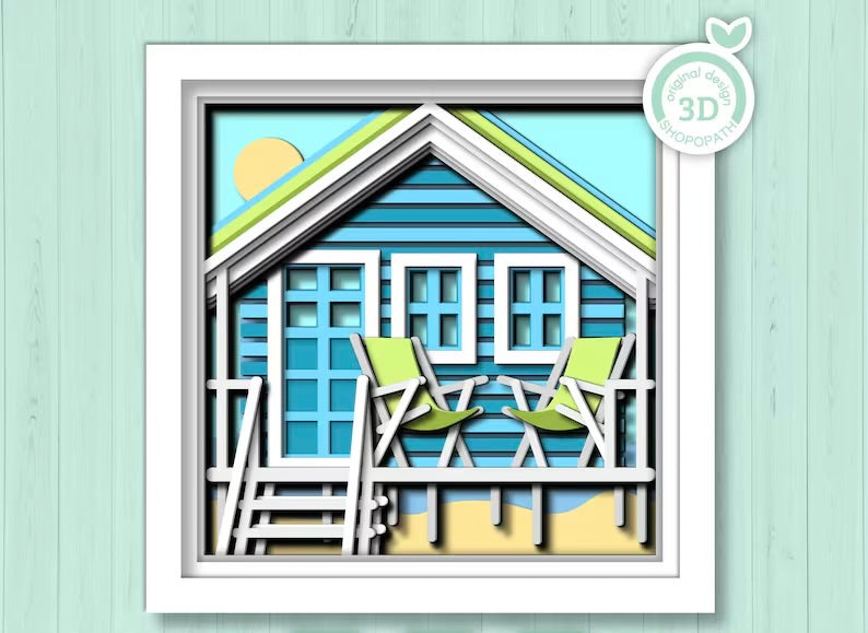 Beach House SVG