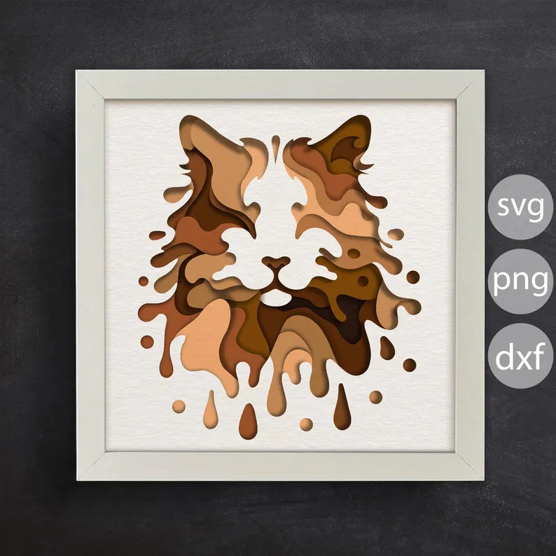 Colorful Cat SVG