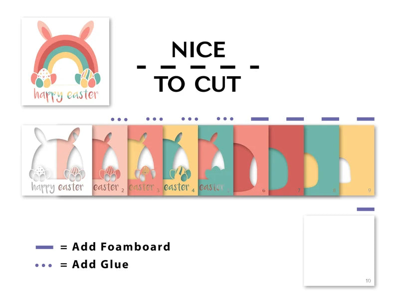 Easter Rainbow SVG