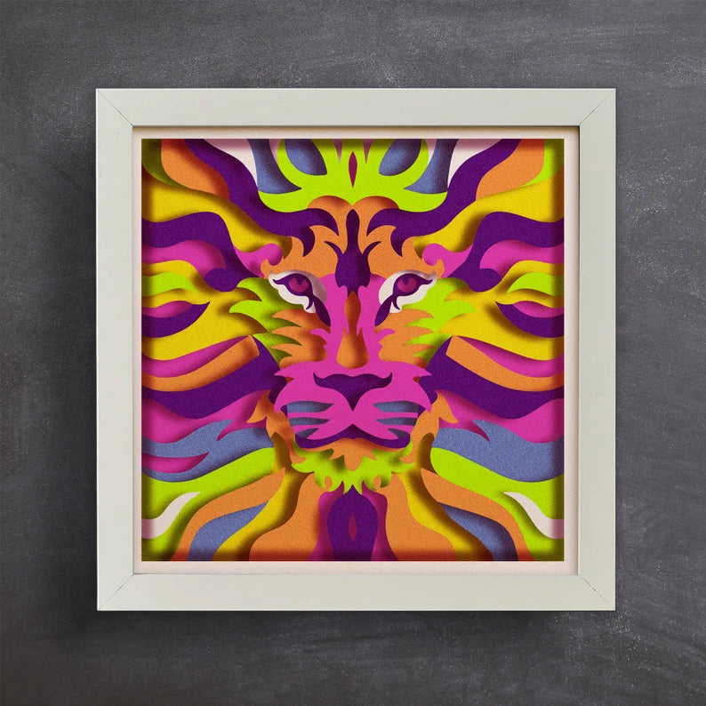 Lion Face SVG