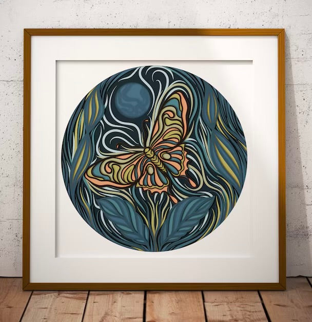 Night Butterfly SVG