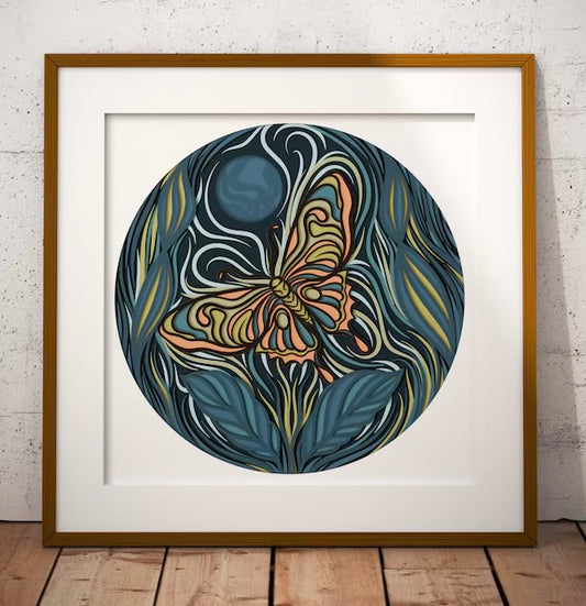 Night Butterfly SVG