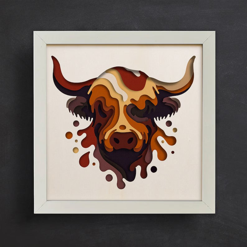 Highland Cow SVG
