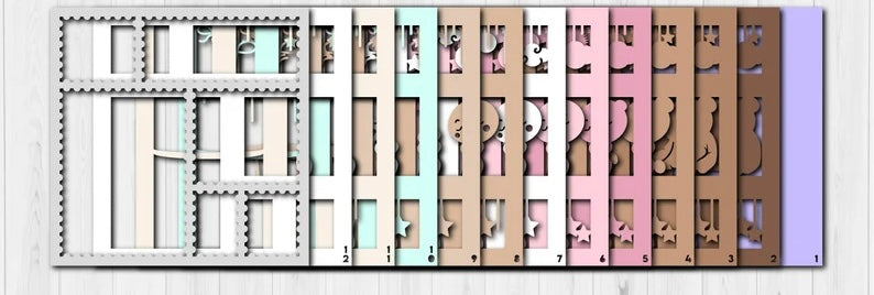 New Baby Stamps SVG