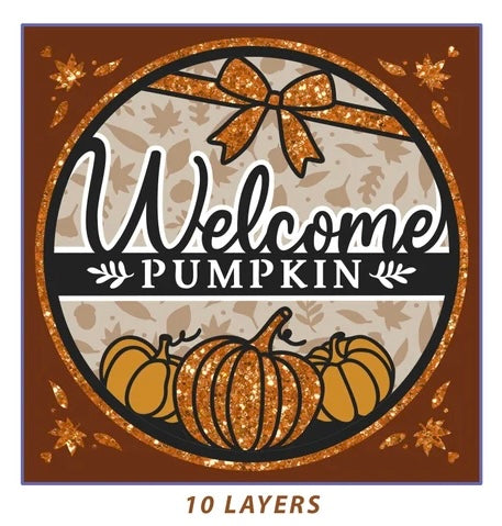 Welcome Pumpkins SVG