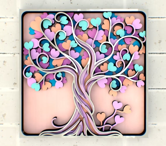 Heart Tree SVG