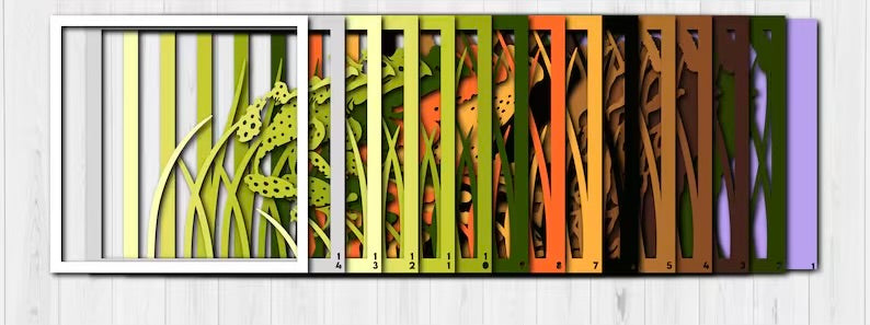 Frog On Log SVG