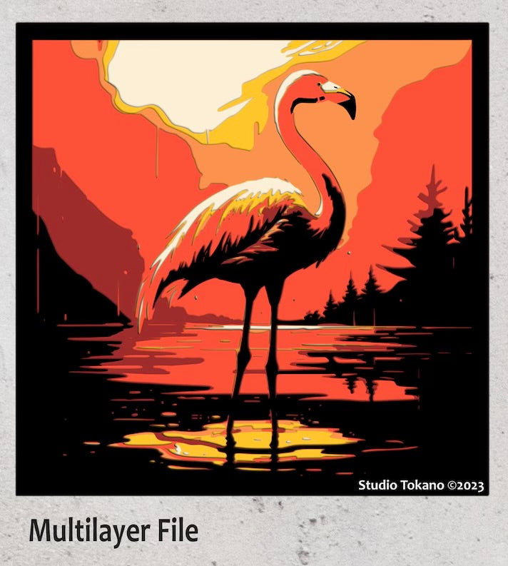 Flamingo SVG