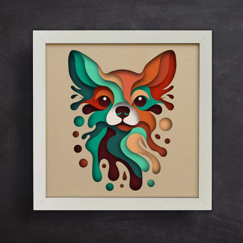Colorful Chihuahua 2 SVG