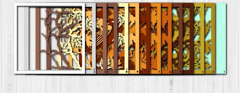 Fall Bird SVG