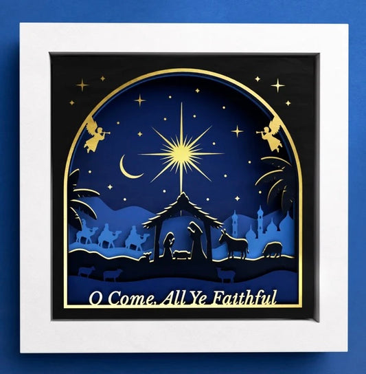 O Come all Ye Faithful SVG