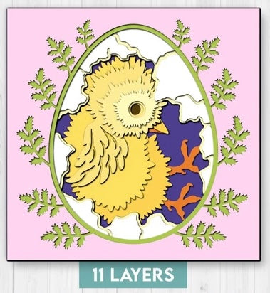 Hatching Chick SVG