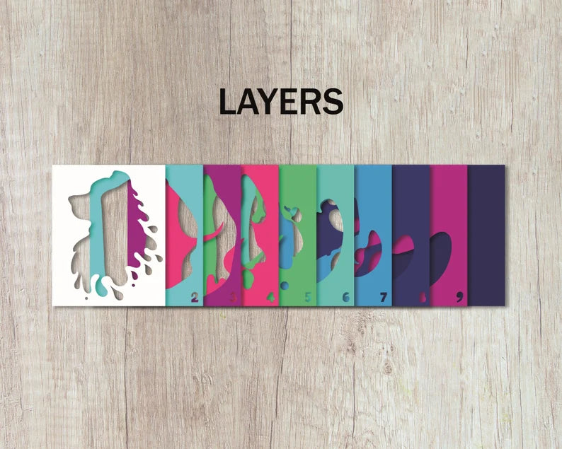 Colorful Dog SVG