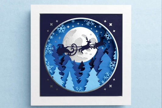 Santa’s Sleigh SVG