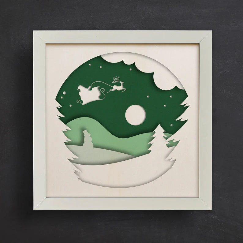 Christmas Landscape SVG