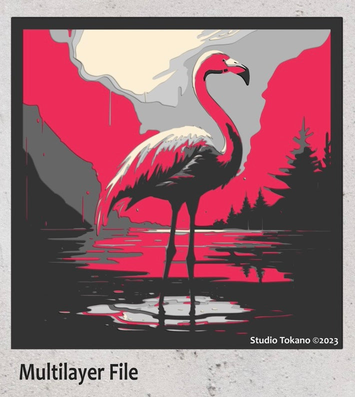 Flamingo SVG