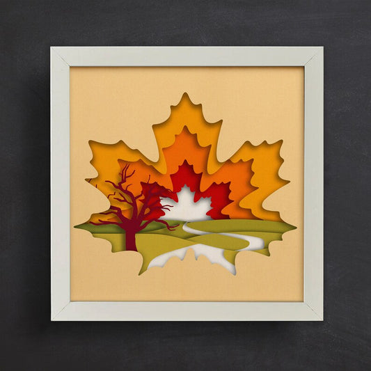 Leaf Scene SVG