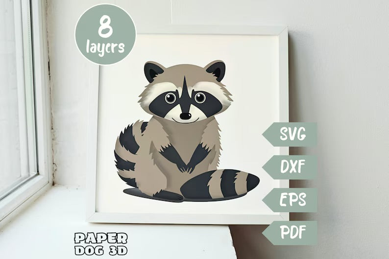 Raccoon SVG