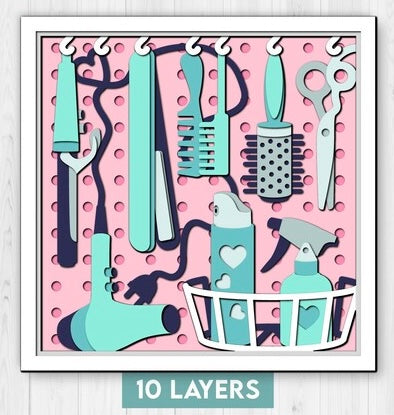 Hair Tools SVG