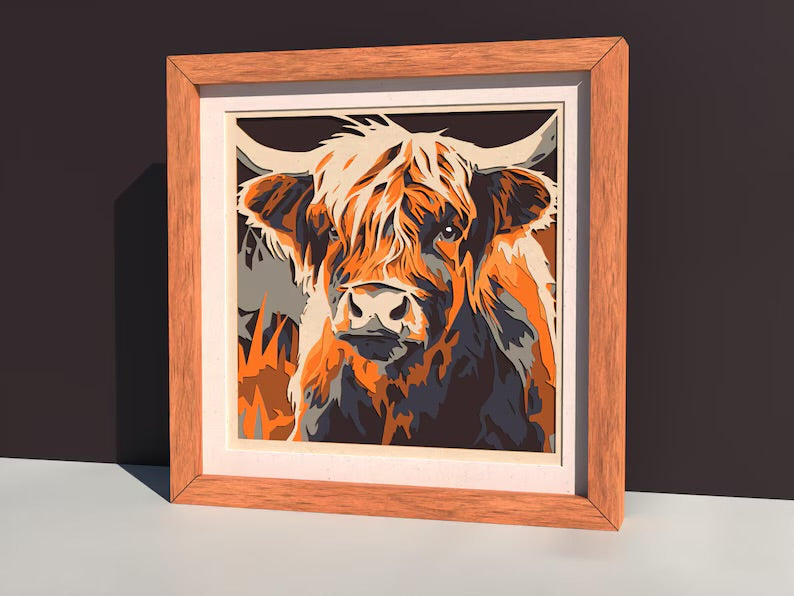 Highland Cow SVG