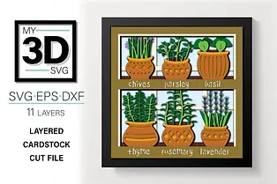 Herb Garden SVG