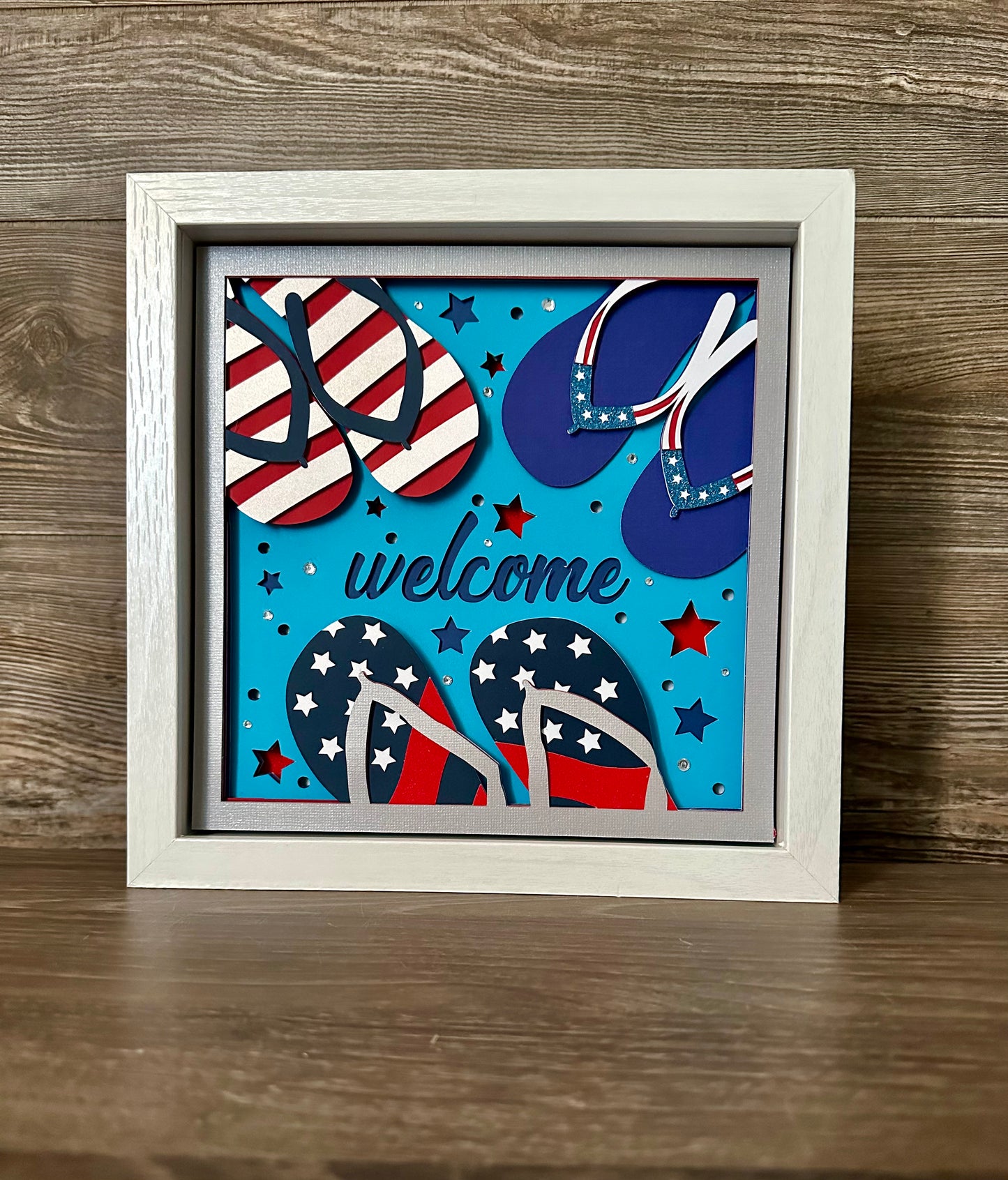 Flip Flops Shadowbox