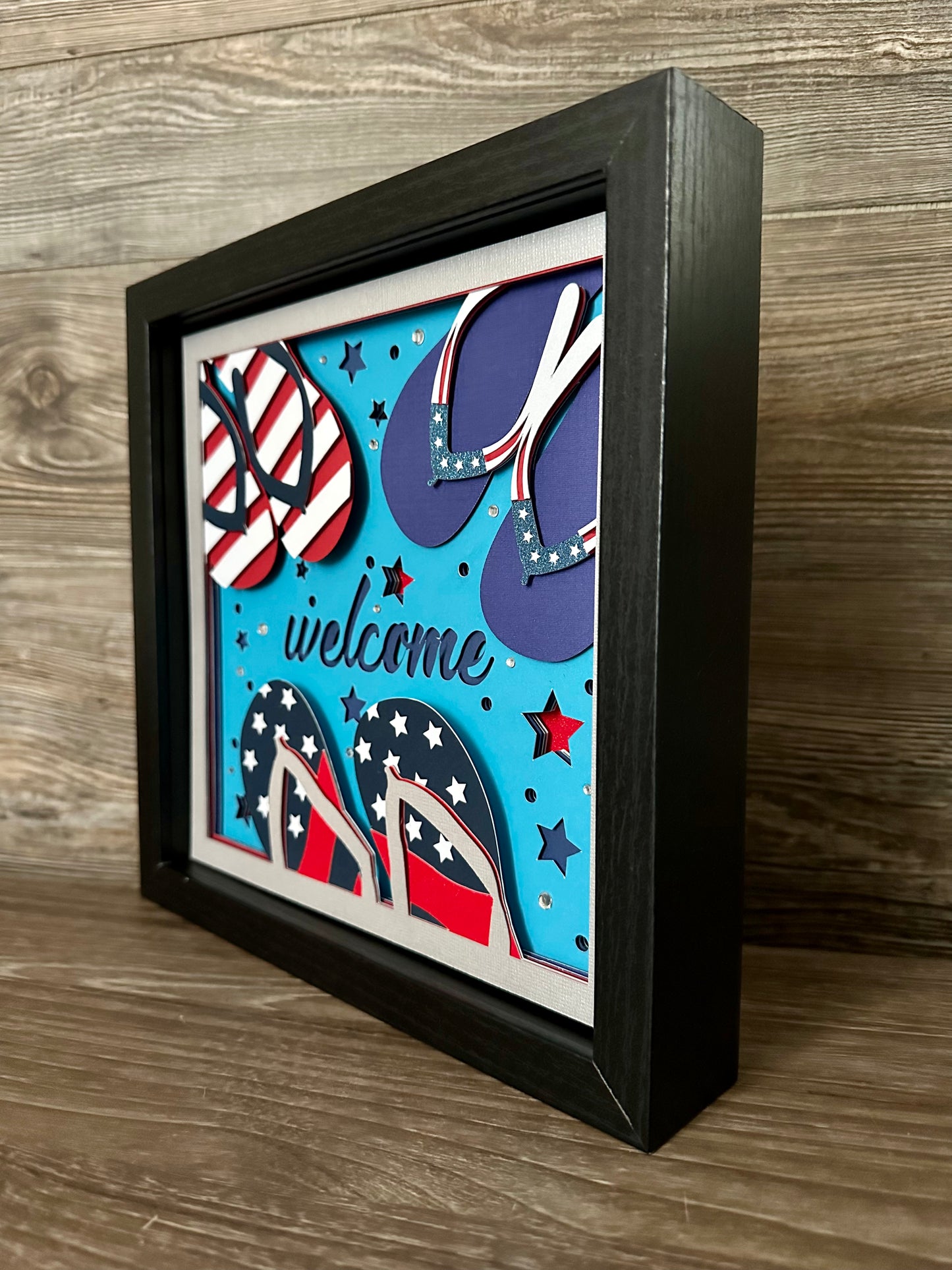 Flip Flops Shadowbox