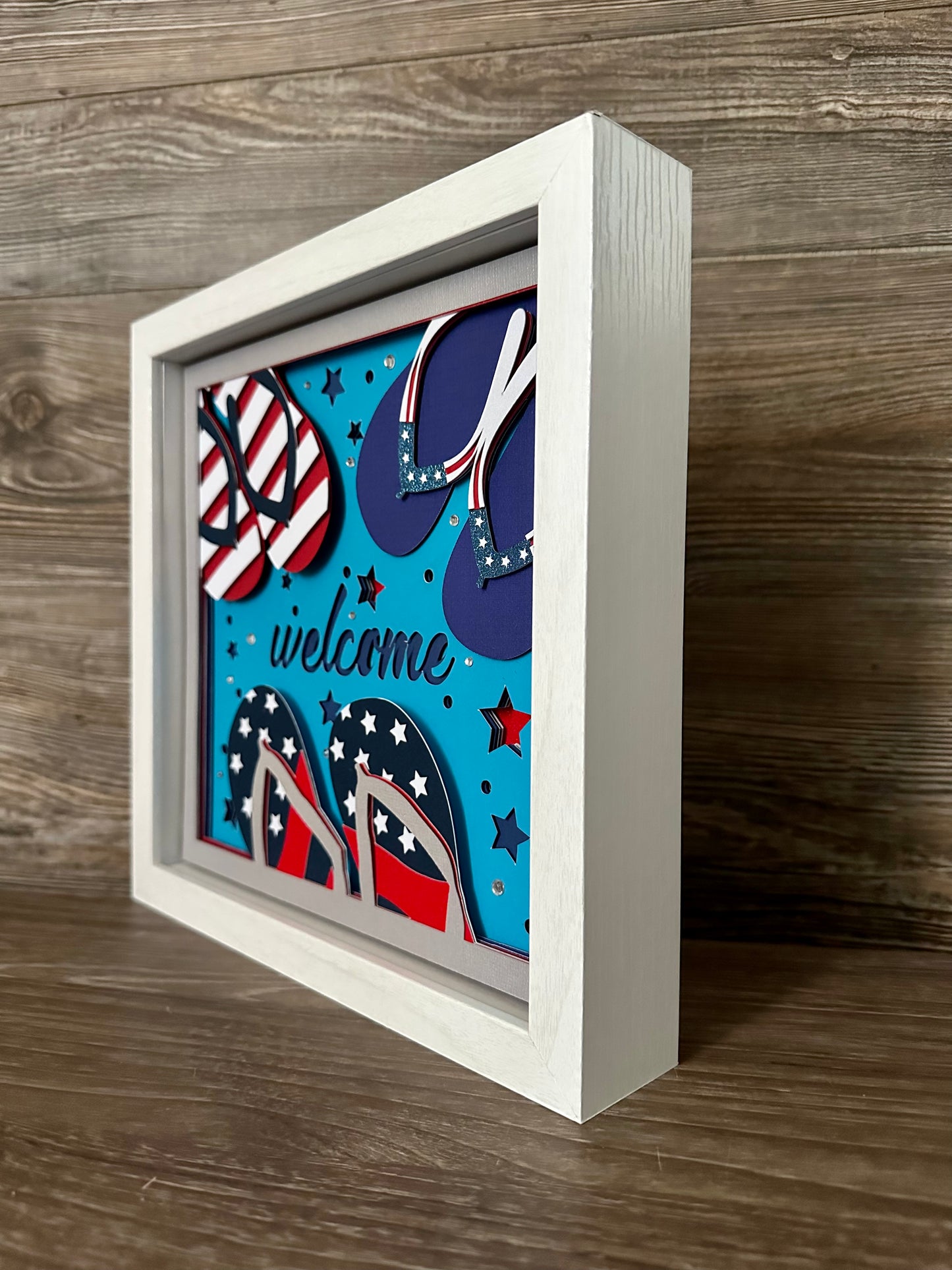 Flip Flops Shadowbox