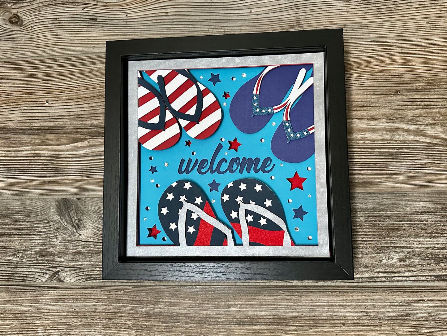 Flip Flops Shadowbox