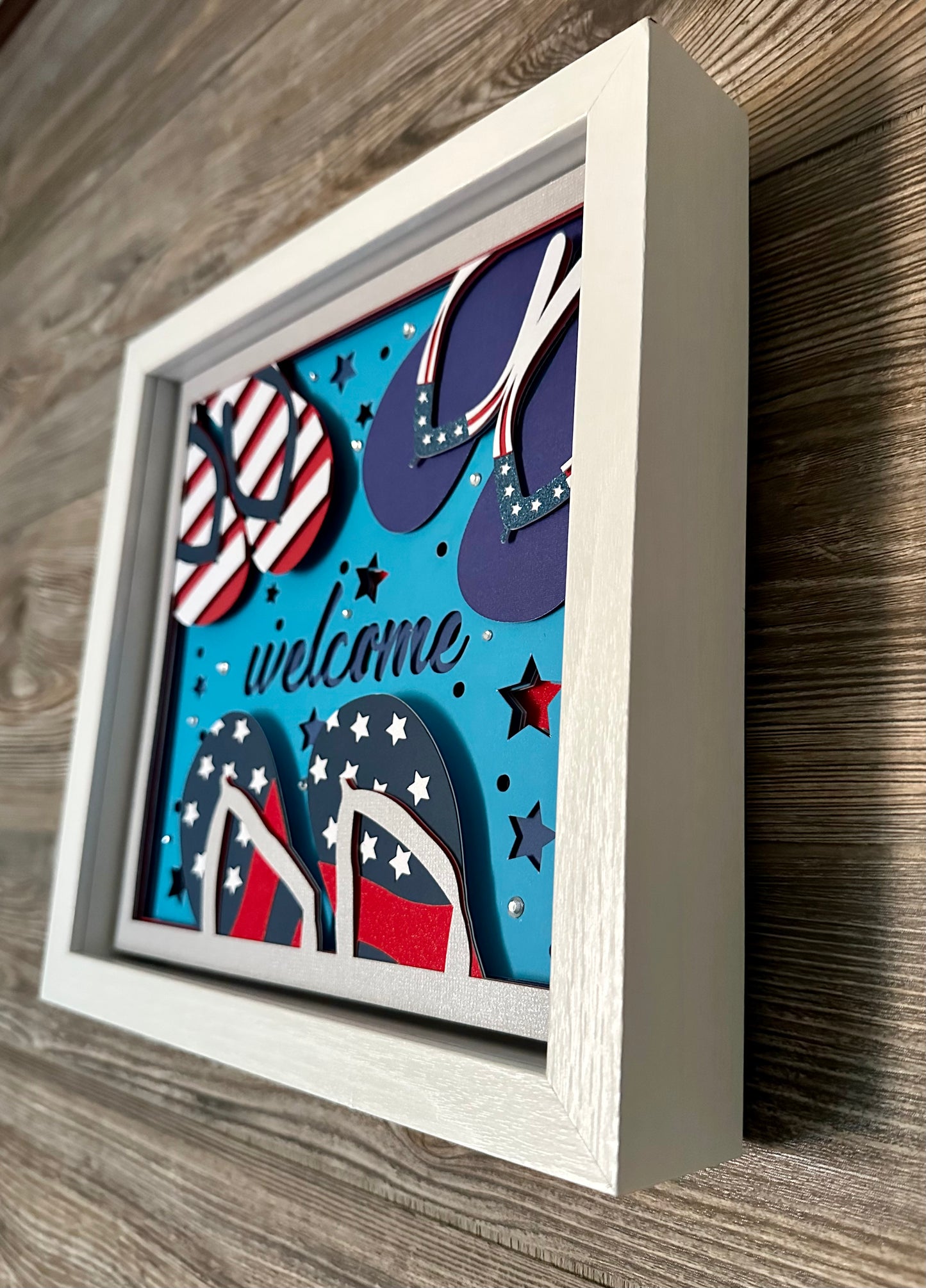 Flip Flops Shadowbox
