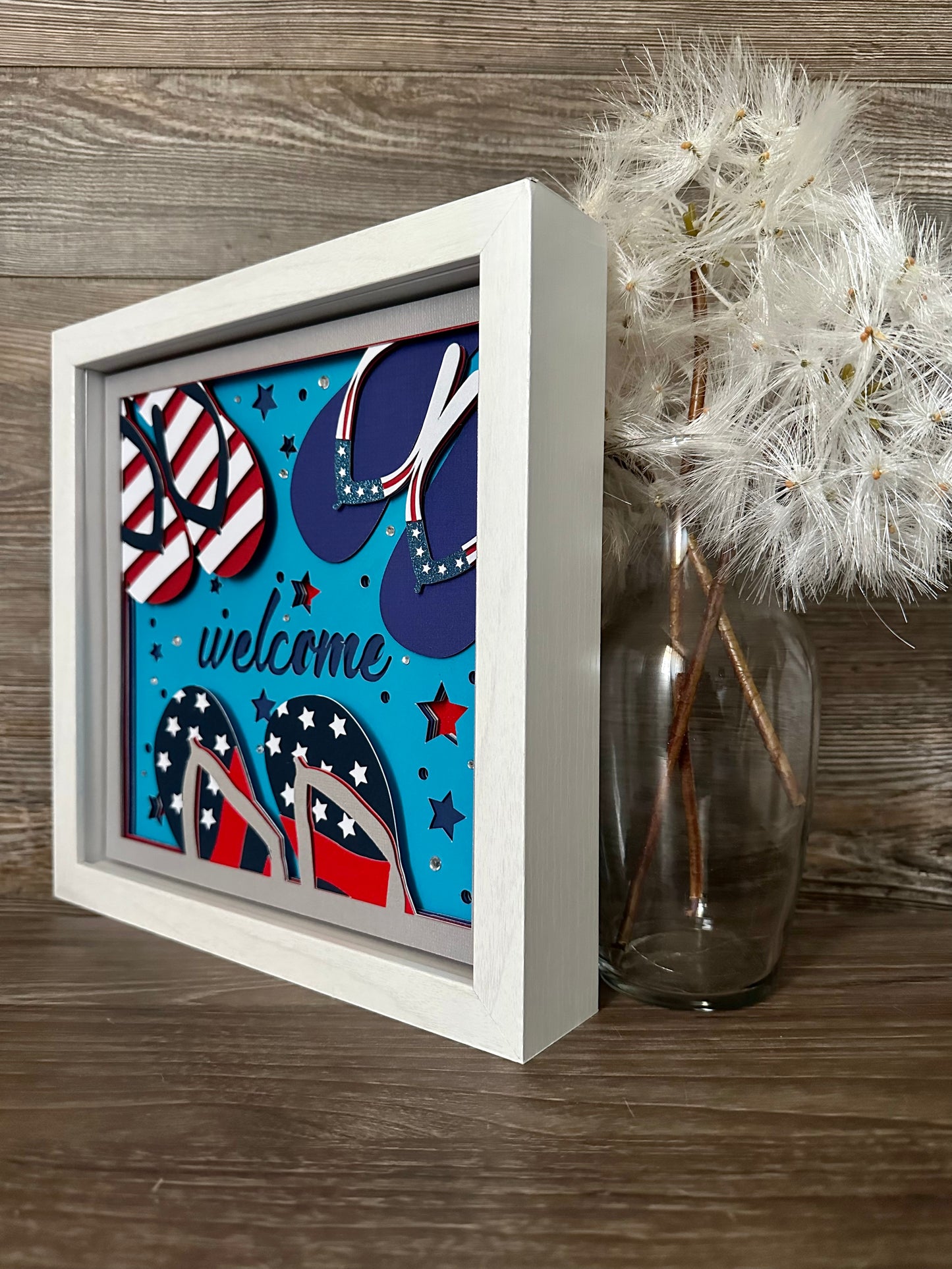 Flip Flops Shadowbox