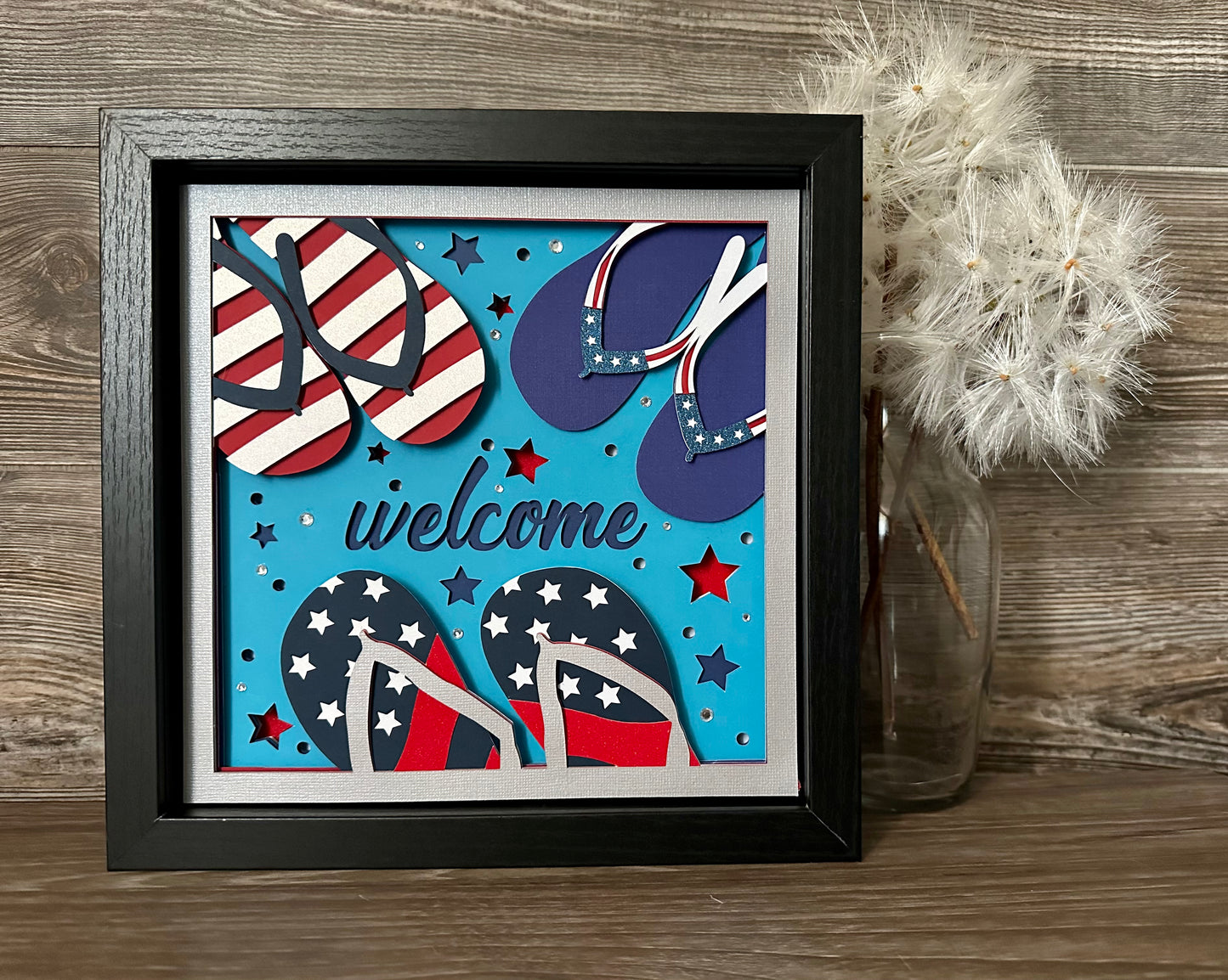 Flip Flops Shadowbox