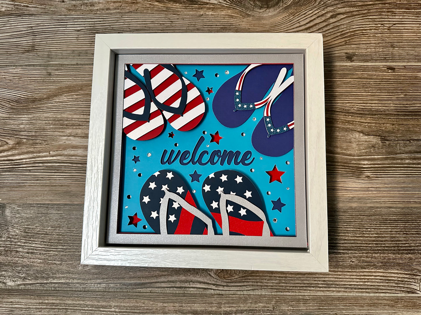Flip Flops Shadowbox