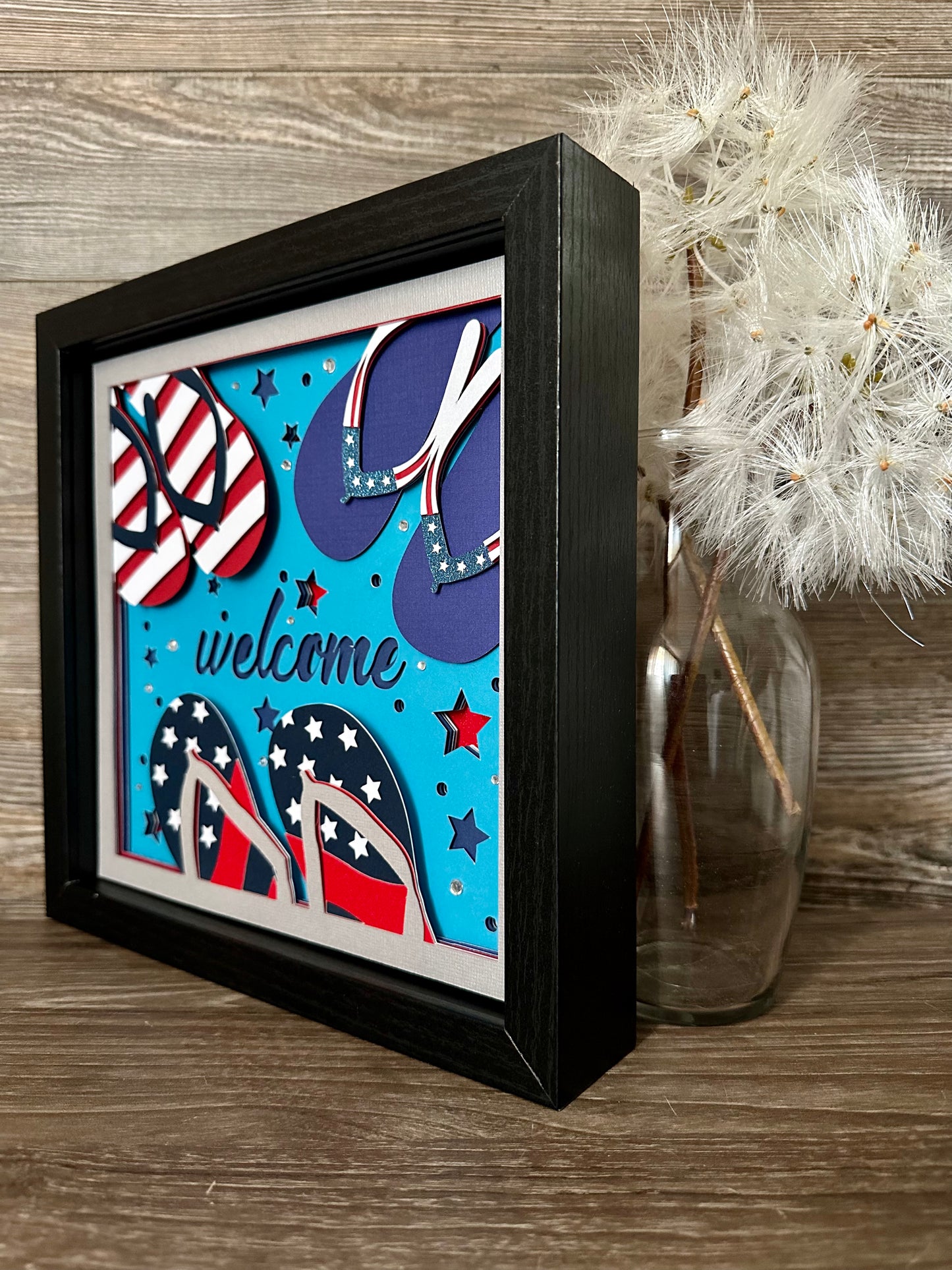 Flip Flops Shadowbox