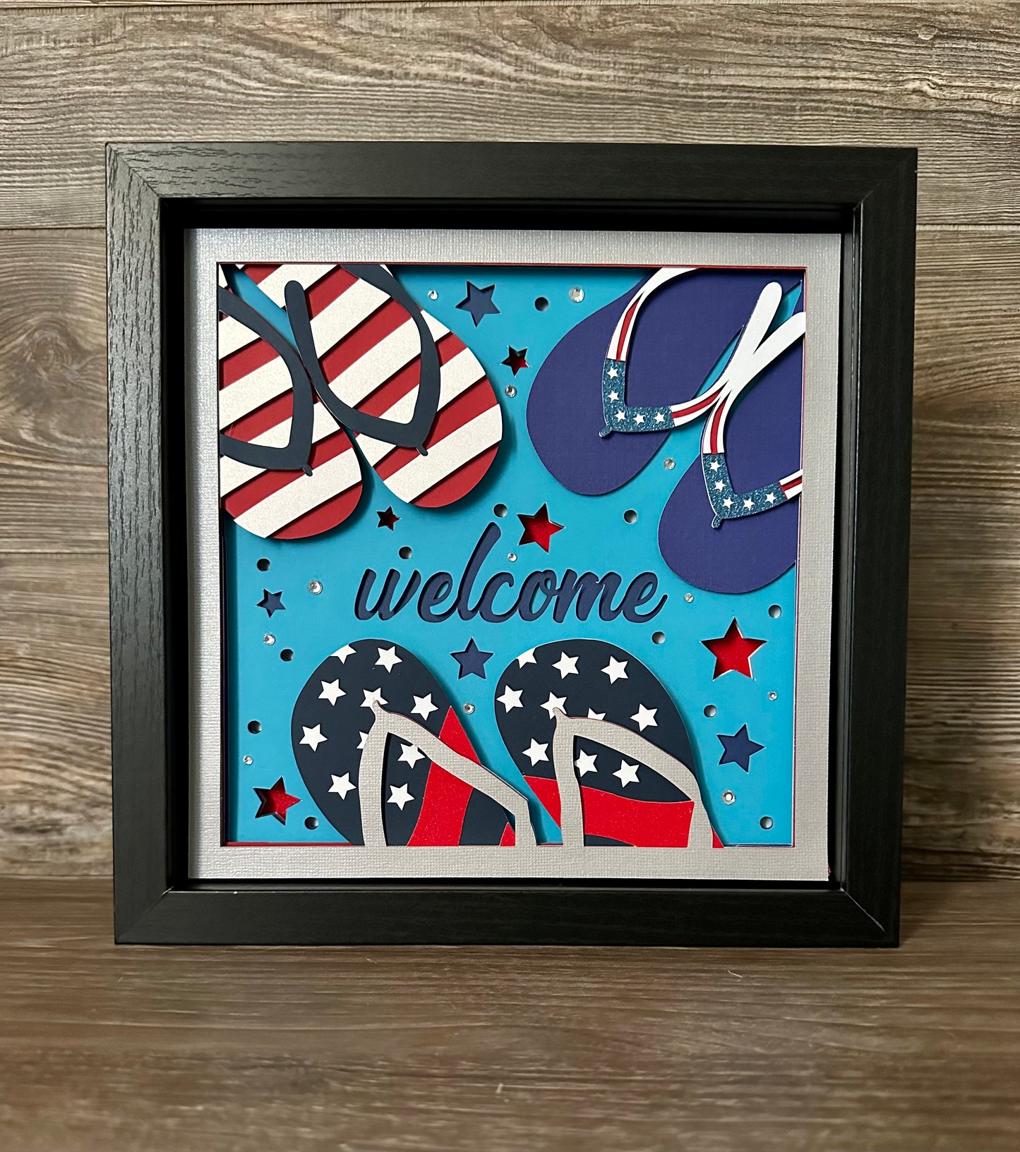 Flip Flops Shadowbox