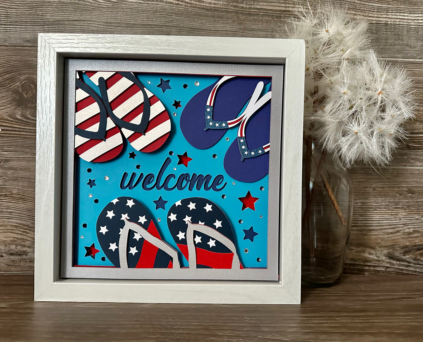 Flip Flops Shadowbox