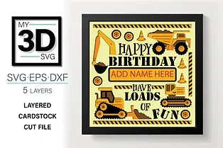 Loads of fun Birthday (Customizable) SVG