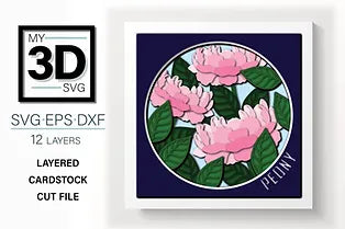 Peony SVG