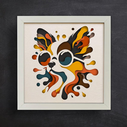 Colorful Chihuahua SVG