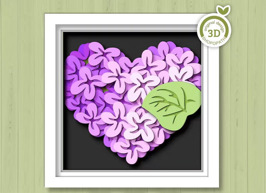 Flower Heart SVG