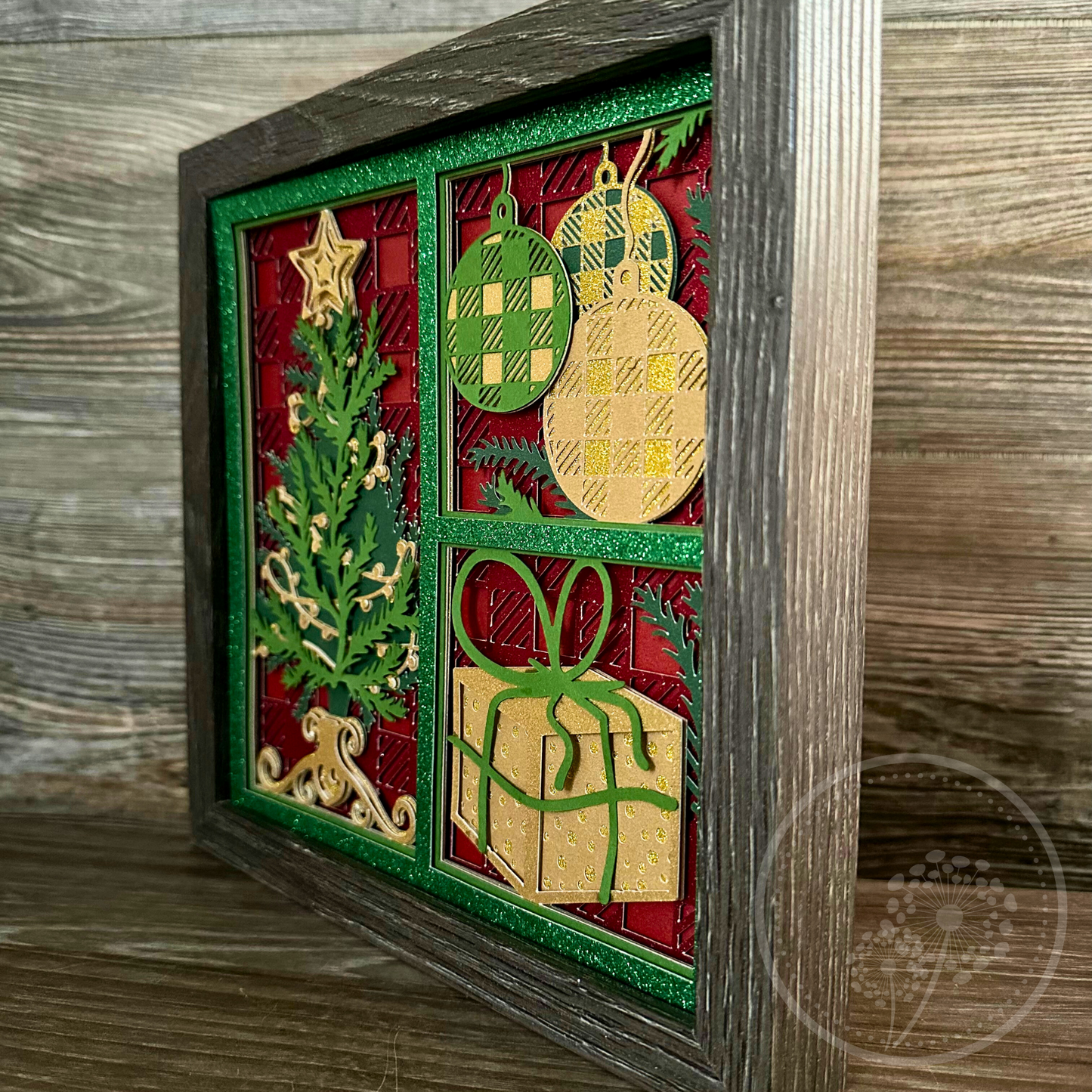 Christmas Tree Panel Shadowbox