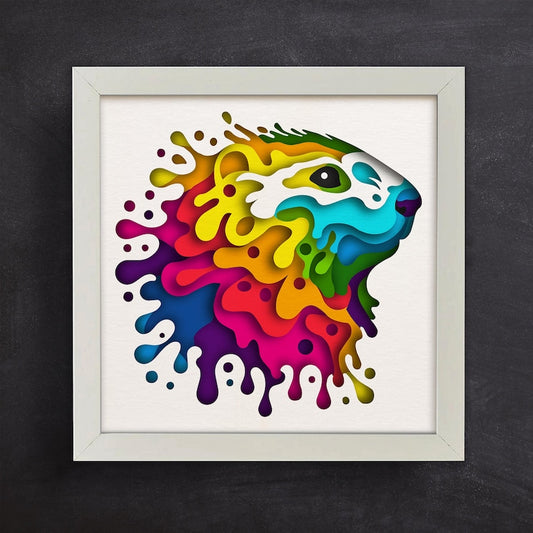 Colorful Groundhog SVG