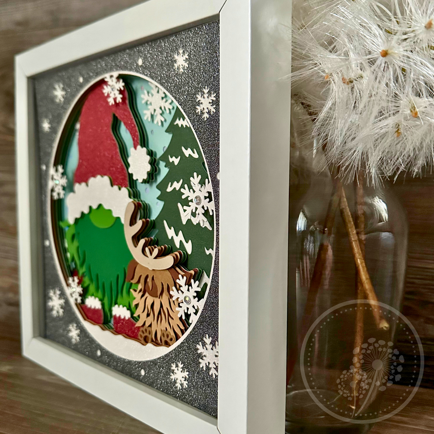 Grinch Gnome Shadowbox