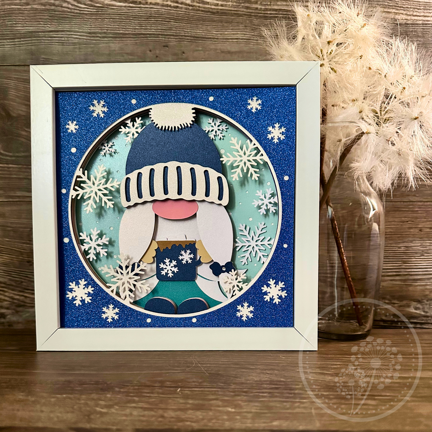 Winter Gnome Shadowbox