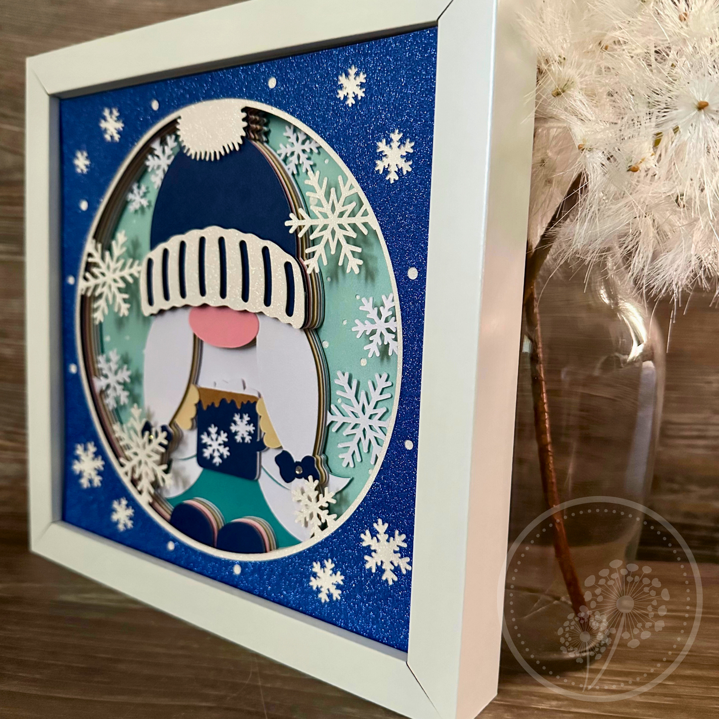 Winter Gnome Shadowbox