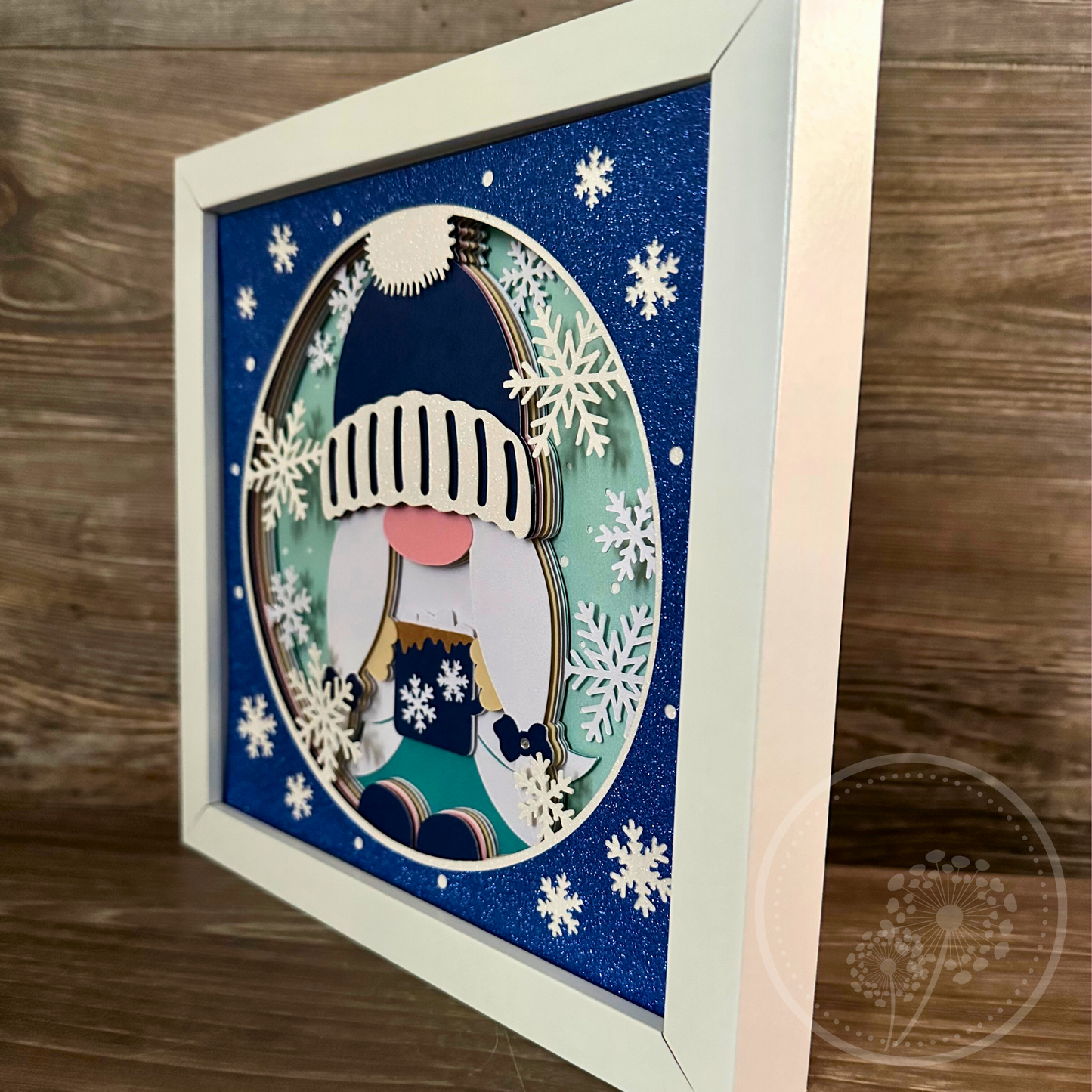 Winter Gnome Shadowbox