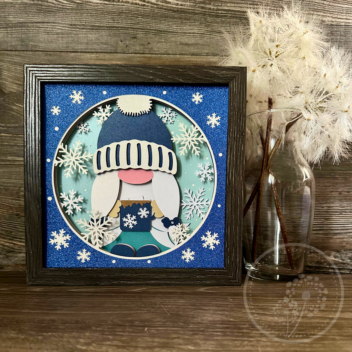 Winter Gnome Shadowbox