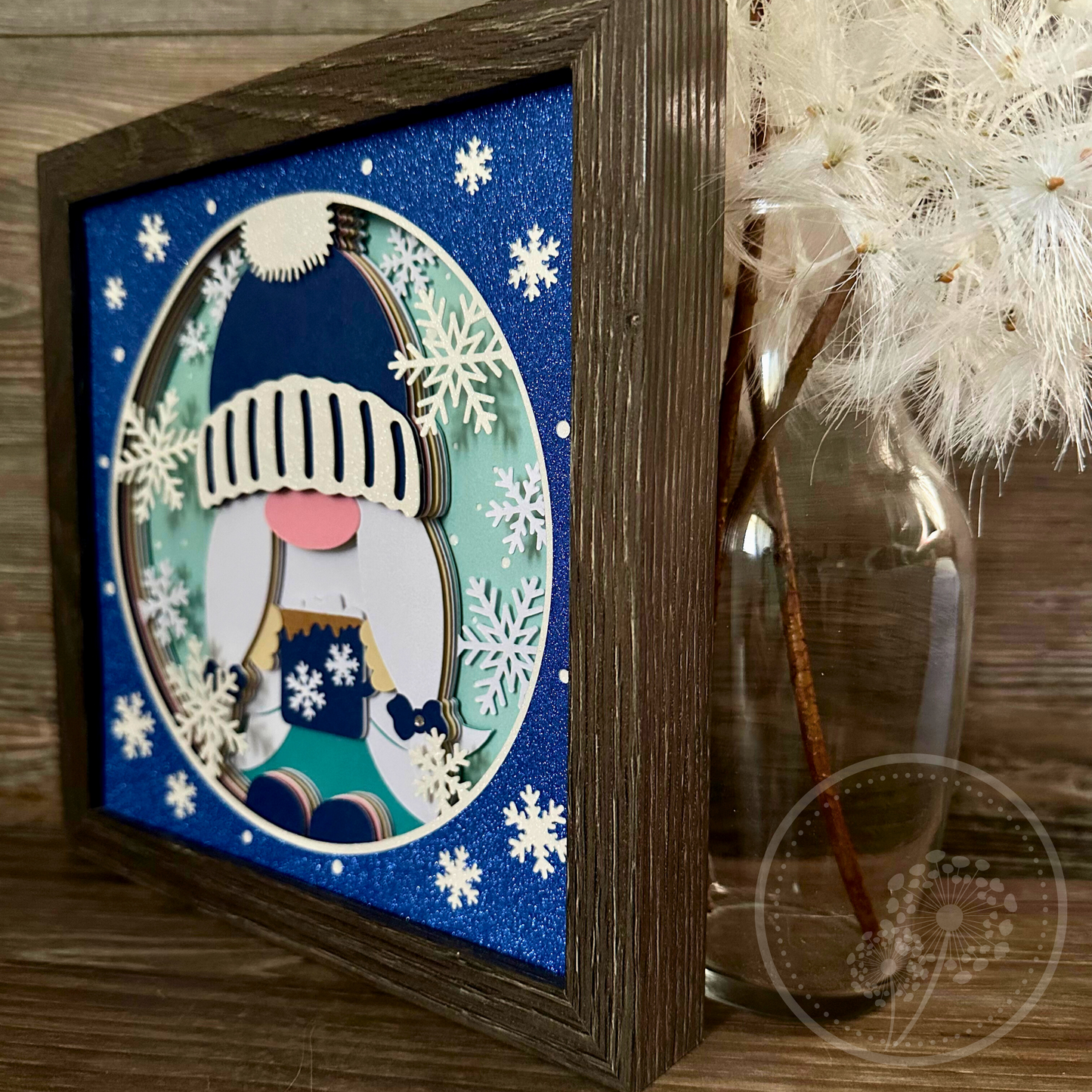 Winter Gnome Shadowbox