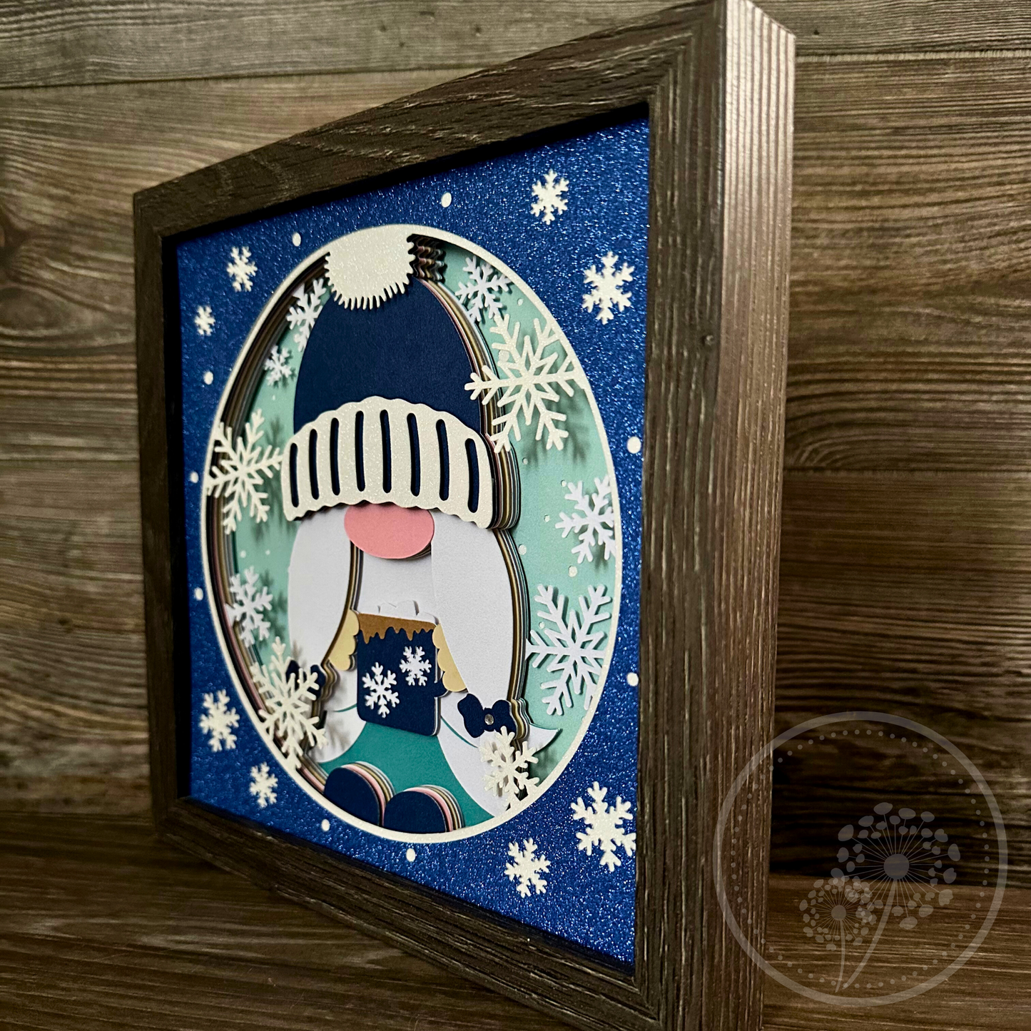 Winter Gnome Shadowbox